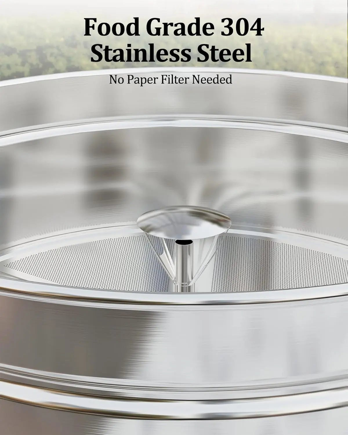 100 Cup Commercial Coffee Urn - 14L Stainless Steel Coffee Maker