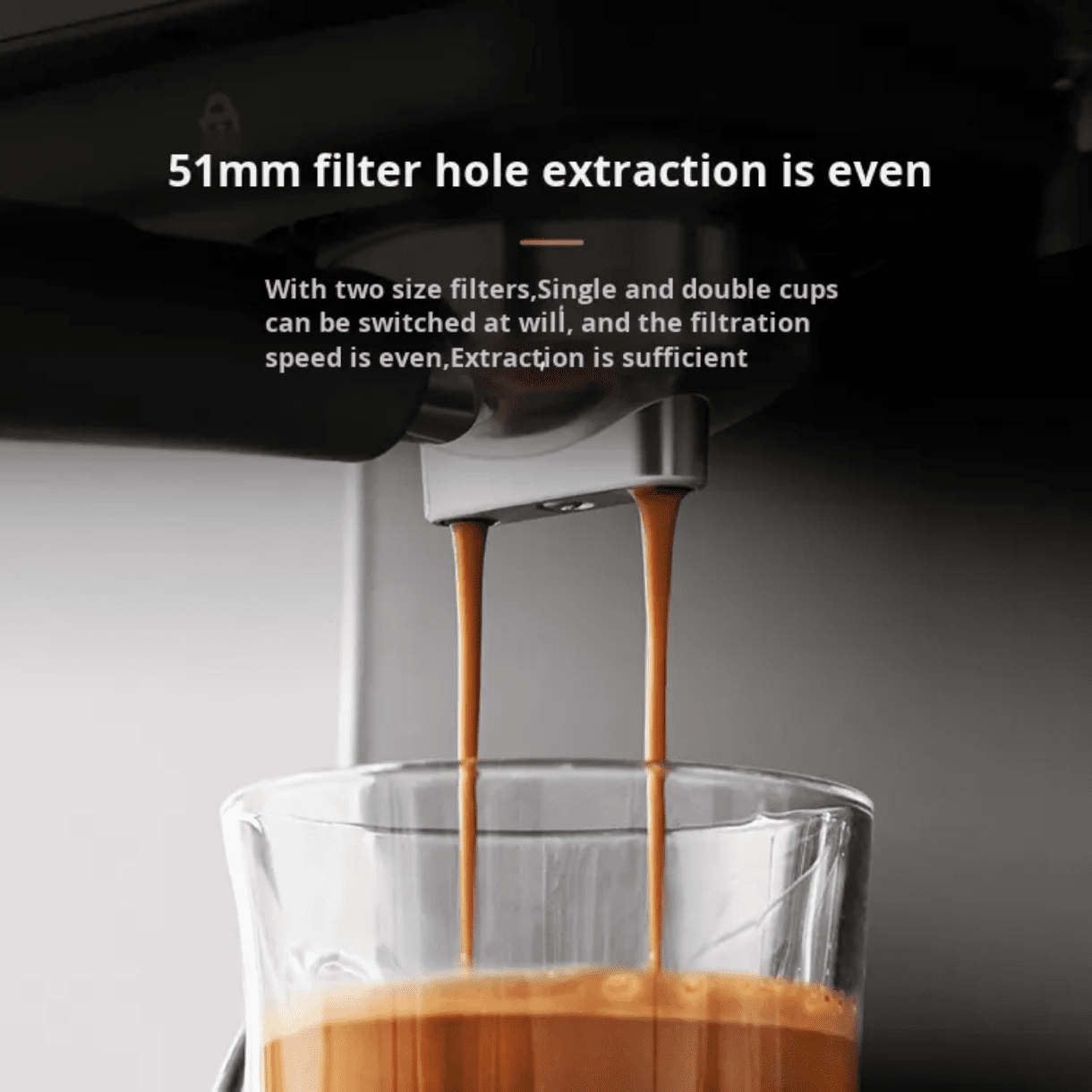 110V 20bar Italian Espresso Coffee Maker - 1.5L Cappuccino Machine | Meetoyo