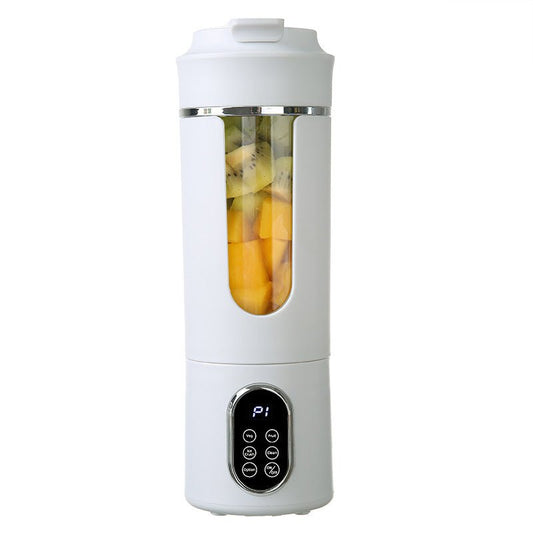 2-in-1 Portable Rechargeable Blender Cup - 600mL 12-Blade Ice Crusher | Meetoyo