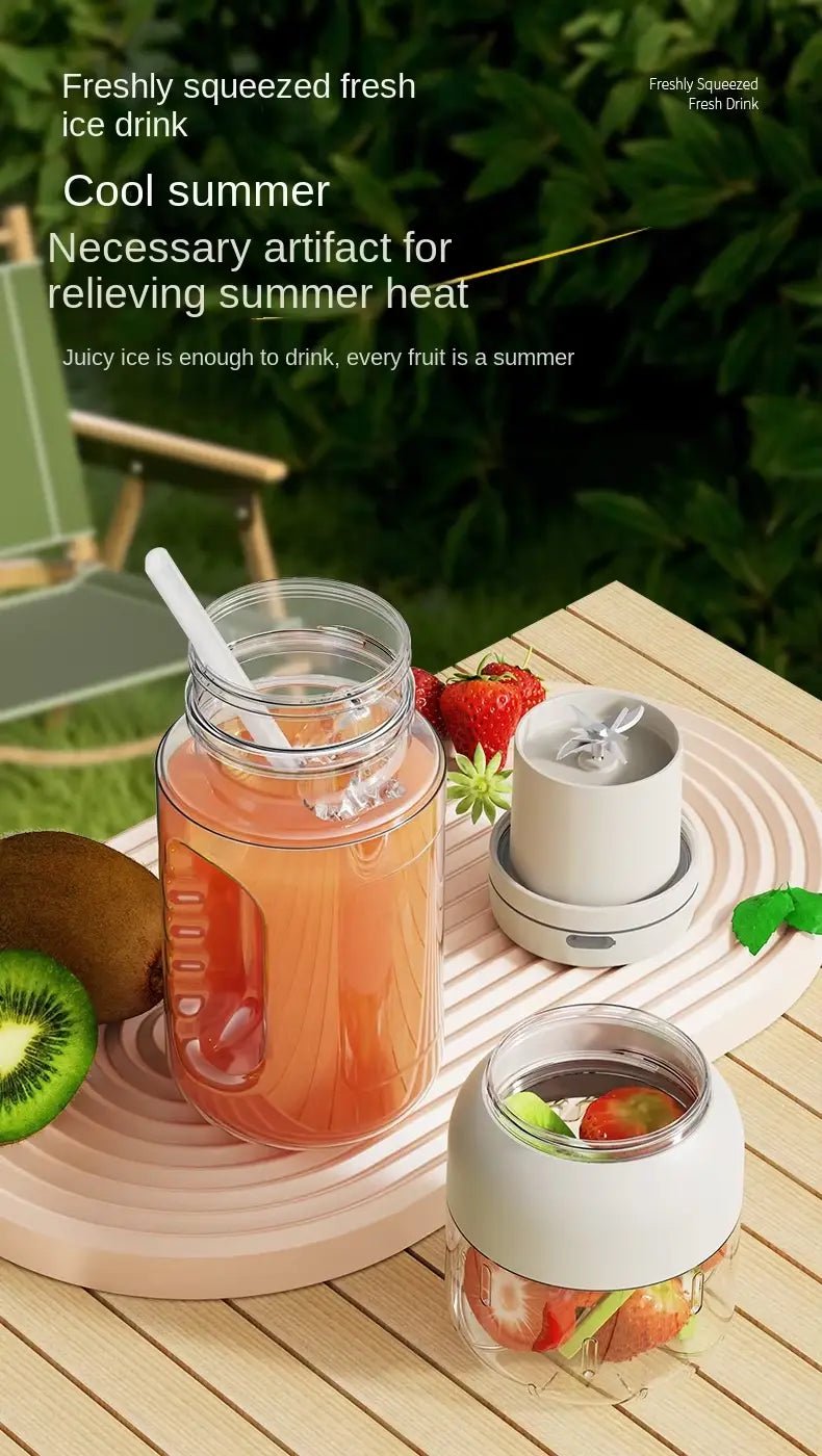 600ML/1200ML Rechargeable Portable Juicer Blender - 10 Safety Blades | Meetoyo