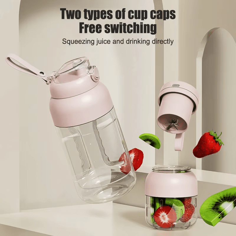 600ML/1200ML Rechargeable Portable Juicer Blender - 10 Safety Blades | Meetoyo