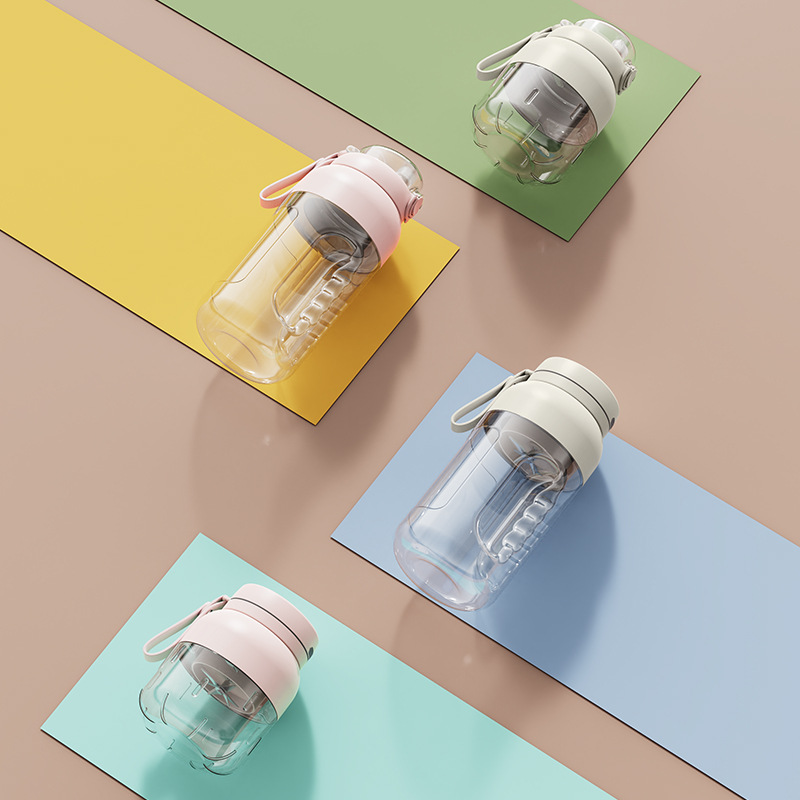 600ML/1200ML Rechargeable Portable Juicer Blender Freshly Squeezed Juice Mixer Personal Safety 10 Blades Mini Juicer