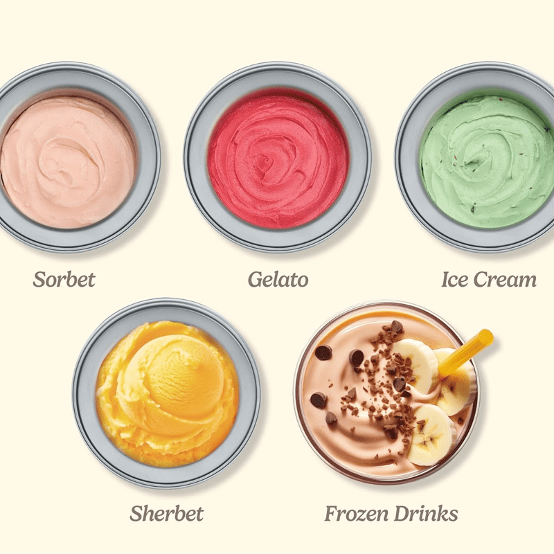 2-Quart Ice Cream Maker Machine - Kid Friendly Homemade Frozen Treats | Meetoyo