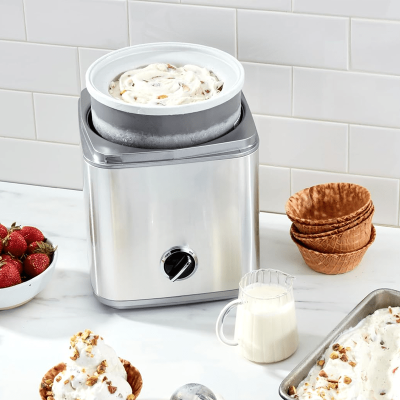 2-Quart Ice Cream Maker Machine - Kid Friendly Homemade Frozen Treats | Meetoyo