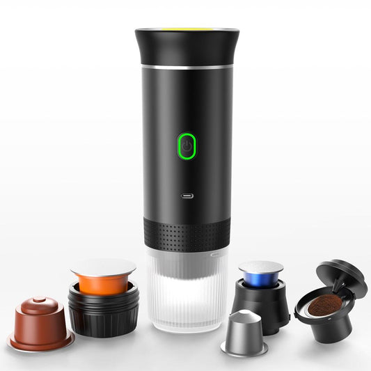 Italian Portable High-Pressure Capsule Coffee Machine - USB-C Charging | Meetoyo